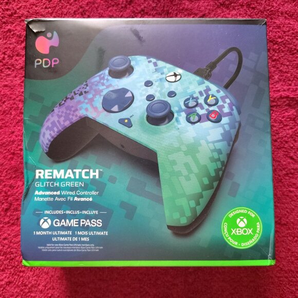 PDP Xbox controller (Rematch Glitch green) - Picture 1 of 1